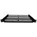 Mensola Rack 19" 1U - Ripiano Ventilato per Armadio Rack 19 pollici a sbalzo per Dispositivi e Apparecchiature di rete non installabili a Rack; Resistente: supporta fino a 25kg, Profondità 30 cm, Nera - Foto miniatura 3