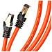 Cavo Di Rete Ethernet Supporta Fino A 2 Ghz / 2000 Mhz | Connettori Rj45 | Trasmissione Dati 40 Gigabit 3 M Arancione - Foto miniatura 1