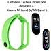 Cinturino 657 Originale Silicone Per Xiaomi Mi Band 5 - 6 Green - Foto miniatura 2