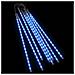 Luci Meteoriche 8 pz 50cm Blu 288 LED Interni Esterni - Foto miniatura 2