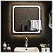 Specchio Da Bagno Con Luci Led 60x60 Cm - Foto miniatura 1
