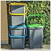 Set 3 Pattumiere Raccolta Differenziata Bidone Pattumiera Spazzatura 35 Litri - Foto miniatura 5