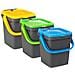 Set 3 Pattumiere Raccolta Differenziata Bidone Pattumiera Spazzatura 35 Litri - Foto miniatura 6