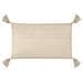 Set Di 2 Cuscini Caesia Cotone 30 X 50 Cm Beige Chiaro Tinta Unita - Foto miniatura 12