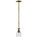Sospensione Contemporanea Plantation Ottone Bronzo Brunito Vetro 1 Luce E27 - Foto miniatura 1