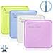Pack Di 4 Porta Mascherine Igieniche Quadrati Slim, In 4 Colori - Foto miniatura 1