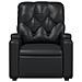 Poltrona Reclinabile Nera in Similpelle - Foto miniatura 6