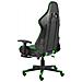 Lusso Casadino -  Sedia Da Gaming Girevole Con Poggiapiedi Verde In Pvc - Foto miniatura 4