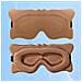 Mascherina Per Dormire Sagomata 3d - Blocco Luce Definitivo Brown - Foto miniatura 2
