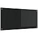 Paraforno per Cucina  Nero 110x50x0,6 cm in Vetro Temperato - Foto miniatura 1
