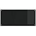 Paraforno per Cucina  Nero 110x50x0,6 cm in Vetro Temperato - Foto miniatura 2