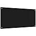 Paraforno per Cucina  Nero 110x50x0,6 cm in Vetro Temperato - Foto miniatura 4