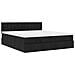 Struttura Letto Pouf con Materassi Nero 180x200 cm in Tessuto - Foto miniatura 7