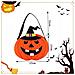 Set Di Sacchetti Di Halloween A Forma Di Zucca Per Caramelle, 3 Pezzi - Foto miniatura 2