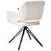 Set Di 2 Sedie Da Pranzo Ciney Tessuto Bianco Sporco - Foto miniatura 5