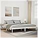 Giroletto Extra Lungo senza Materasso Bianco 180x220cm Massello - Foto miniatura 2
