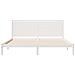 Giroletto Extra Lungo senza Materasso Bianco 180x220cm Massello - Foto miniatura 4