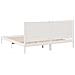 Giroletto Extra Lungo senza Materasso Bianco 180x220cm Massello - Foto miniatura 6