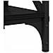 Tavolo laterale Rovere nero 55 x 38 x 45 cm Legno multistrato - Foto miniatura 8