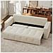 Canterbury Divano Letto 3 Posti Con Baule Ad Anello Beige - Foto miniatura 7