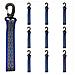 Set Da 10 Portachiavi /segnalini Riflettenti Per Ciclismo Outdoor - Visibilità Ottimizzata Blue - Foto miniatura 1