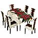 Set Decorativo Natalizio Tovaglia E Coprisedie - Sfondo Bianco - Foto miniatura 1