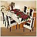 Set Decorativo Natalizio Tovaglia E Coprisedie - Sfondo Bianco - Foto miniatura 3