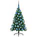 Albero di Natale artificiale con luci integrate Verde 120 cm - Foto miniatura 4