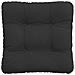 Cuscini per Seduta 4 pcs Nero 45 x 45 cm Tessuto in Microfibra - Foto miniatura 7