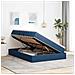 Letto con contenitore e materasso Blu 140 x 190 cm Poliestere - Foto miniatura 4