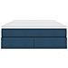 Letto con contenitore e materasso Blu 140 x 190 cm Poliestere - Foto miniatura 7