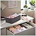 ORGANIZER PER INTIMO Armadio in tessuto grigio x4 - Foto miniatura 7