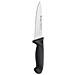 Coltello Cucina Professionale P-9000 - Lama da 15cm in Acciaio Inox Forgiato - Manico Antiscivolo ergonomico nero - per taglio di carne, pesce e verdure - per Uso Domestico e Professionale - Made in Italy - Foto miniatura 1
