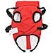 Cappotto per Cani con imbracatura Rosso L36 Pile e Poliestere - Foto miniatura 5