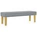 Letto a molle con materasso Grigio chiaro 160 x 200 cm Tessuto - Foto miniatura 5
