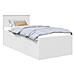 Struttura del letto Bianco 90 x 190 cm Legno multistrato - Foto miniatura 1