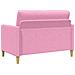 Set di Divani con Storage 2 pcs Rosa Poliestere - Foto miniatura 4