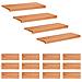 Tappeti per scale 16 pz 70 x 25 x 2 cm Vernice - Foto miniatura 1