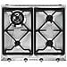 Piano Cottura SR964XGH Victoria a Gas 4 Fuochi Gas Colore Inox - Foto miniatura 3