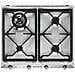 Piano Cottura SR964XGH Victoria a Gas 4 Fuochi Gas Colore Inox - Foto miniatura 4