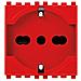 19210 / r - Presa 2p+t 16a Universale Rosso - Foto miniatura 1