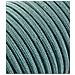 Cavo Elettrico Tondo Rivestito In Tessuto Colorato Filato Grezzo Verde Salvia 10 Metri 2x0,75 Rotondo Per Lampadari, Lampade, Abat Jour, Design. Made In Italy! - Foto miniatura 1