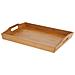 Vassoio Rettangolare In Legno Di Bambu Bamboo Con Manici 45x29cm Colazione Cena - Foto miniatura 4