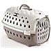 Trasportino Cuccia Cani Gatti Gabbia Trasporto Animali Auto 50x34x32cm Tortora - Foto miniatura 1