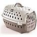 Trasportino Cuccia Cani Gatti Gabbia Trasporto Animali Auto 50x34x32cm Tortora - Foto miniatura 6