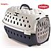 Trasportino Cuccia Cani Gatti Gabbia Trasporto Animali Auto 50x34x32cm Tortora - Foto miniatura 3