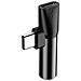 Adattatore Audio Usb-c-mini Jack 3,5 Mm/usb-c, Nero - Foto miniatura 9