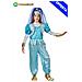 Costume Genietta Azzurra ""taglia L 8/9 Anni"" Vestito Carnevale Pegasus Bambino Odalisca - Foto miniatura 2