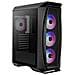 Aeroonefrostbk, Case Pc Atx, 4 Ventole Rgb, Pannello In Vetro, Nero - Foto miniatura 1
