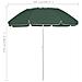 Ombrellone da Spiaggia Verde 300 cm - Foto miniatura 4